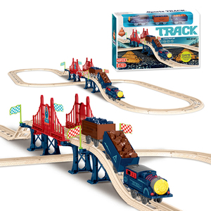 Bán buôn Pin hoạt động vòng lặp <span class=keywords><strong>Train</strong></span> Đồ chơi theo dõi điện giao thông vận tải <span class=keywords><strong>TRAIN</strong></span> SET với âm thanh cho trẻ em - Product Image 1