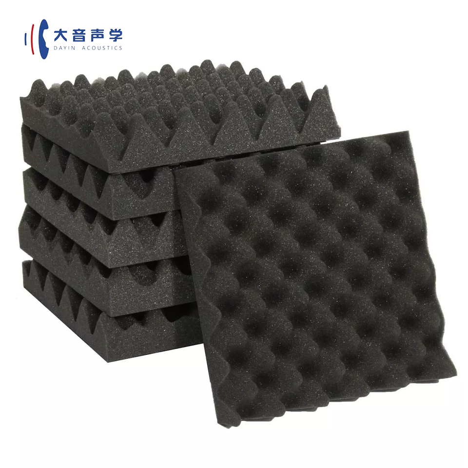 12 पैक 50Cm X 50Cm Soundproofing ध्वनि अवशोषित सबूत दीवार टीवी स्टूडियो ध्वनि पिरामिड फोम ध्वनिक पैनलों