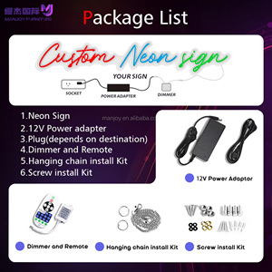 Enseigne LED néon 3d personnalisée du fabricant pour la décoration artistique Enseigne LED néon UV imprimé bande dessinée Anime enseigne lumineuse - Product Image 6