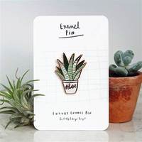Broches de Cactus de dessin animé mignon Mini Pot de plante en émail pour femmes vestes en jean enfants épingles de revers chapeau Badges