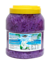 2,8 kg de cubes de gelée de coco saveur taro, garniture pour boba, mélange pour desserts, garnitures pour thé au lait, garnitures pour pâtisseries, bols d'açaï, en bouteilles/emballage