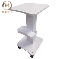Chariot de beauté mobile moderne de petite taille, support de rangement en fer, socle à bulles, chariot à outils en gros, salons Mason MS-SC3 4 roues