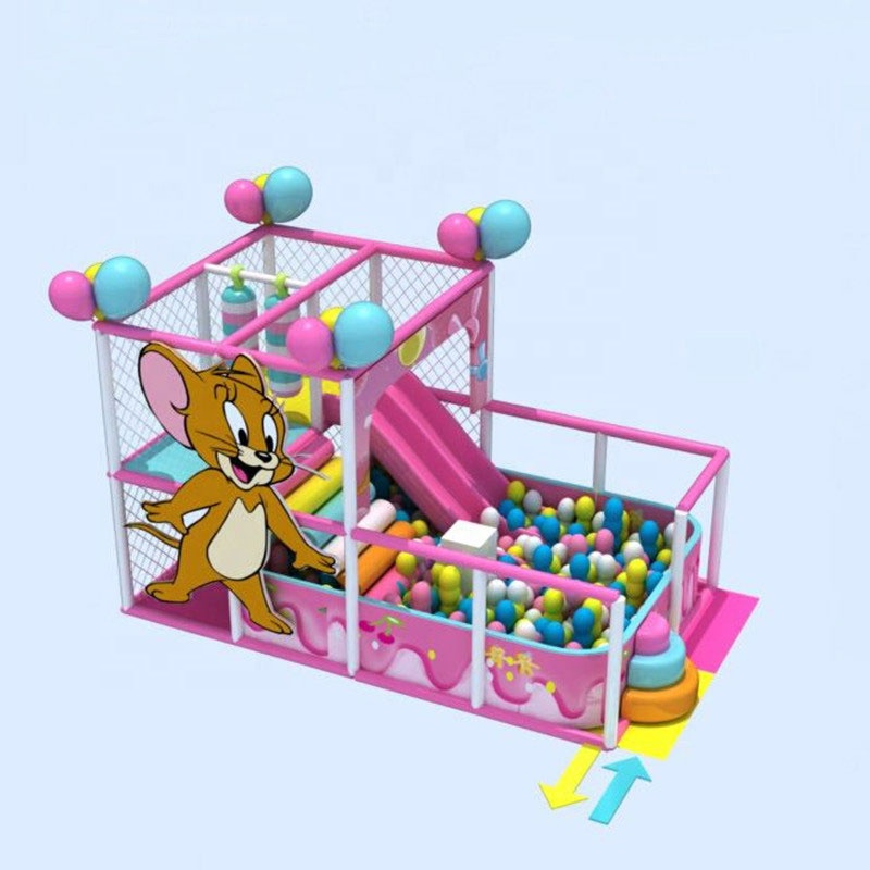 1*2M miniature aire de jeux intérieure