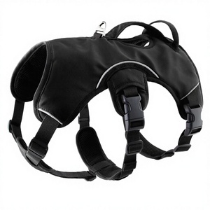 Pet Supplies Solid Nylon Reflective Custom Breathable Sport Harness with Handle XS Size for <b>Dogs</b> Easy Control - Product Image 4