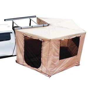 เต็นท์หลังคารถยนต์แบบเปิดอัตโนมัติ รุ่น <span class=keywords><strong>Tourista</strong></span> Rooftop Car Side Awning Tent 270 ผลิตจากผ้าโพลีเอสเตอร์ 600D กันน้ำ 2000-3000 มม. ใช้ได้ทุกฤดู เปิดเร็ว ไม่ต้องใช้สายรัด - Product Image 3