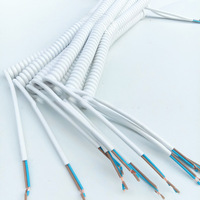 Kabel Spiral OEM Multi-Core dengan Selubung PUR dan Kawat Spiral