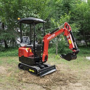 Petite pelle sur chenilles à contrôle hydraulique complet HT12G Petite pelle sur chenilles avec siège de sécurité confortable - Product Image 5