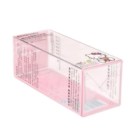 Boîte en acétate magnifique, transparente, personnalisée, impression colorée, boîte en plastique