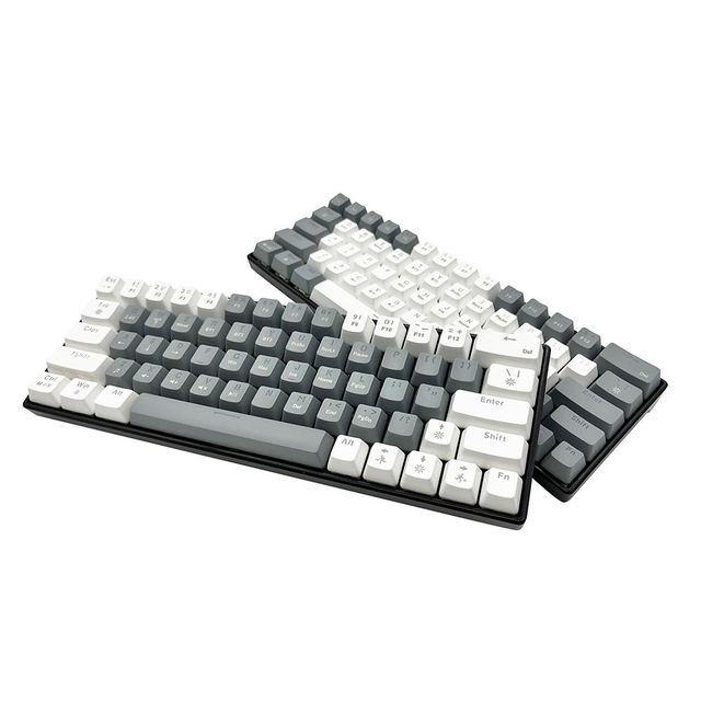 Keywin New Best Selling 61-Key Hotswap USB-C Mechanical Gaming Keyboard with Tri-Mode Connectivity RGB Backlit Plastic Build