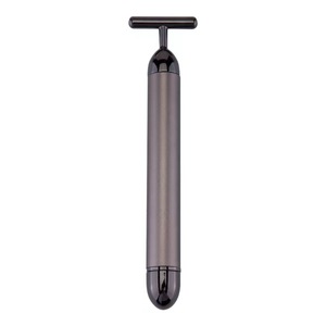 Appareils pour la peau à usage domestique de haute qualité Soins de la peau Outils en forme de T Barre de beauté énergétique en or 24 carats Ensemble de masseurs faciaux anti-âge pour femmes - Product Image 5