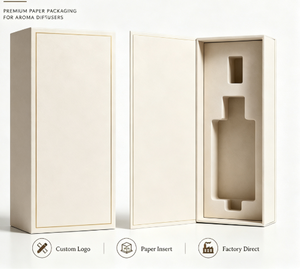 Custom Logo Reed Diffuser <b>Gift</b> <b>Box</b>, Luxury <b>Empty</b> Aroma Diffuser Packaging <b>Box</b> With Protective Foam Insert - Product Image 1