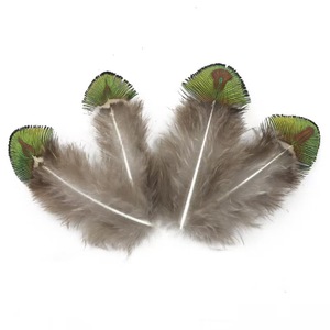 Plumas de pavo real baratas de 4-10 cm para tocados de carnaval, decoraciones de desfiles de carnaval, disfraces de Halloween, accesorios para fiestas de Nochevieja - Product Image 4