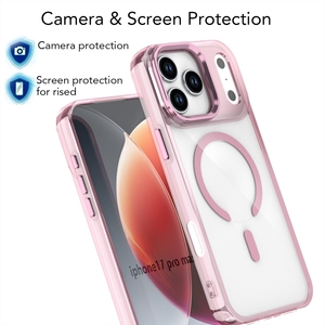 เคสโทรศัพท์แม่เหล็กใสกันกระแทกสำหรับ <span class=keywords><strong>iPhone</strong></span> 16 17 AIR <span class=keywords><strong>PRO</strong></span> <span class=keywords><strong>MAX</strong></span> ออกแบบโลโก้ได้ตามต้องการ - Product Image 4