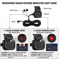 Kit de Cableado XHC T-BOX para Cámara de Coche con Radar, Monitor de Estacionamiento 24H, Protección de Bajo Voltaje, ACC Automático 5V 3A Tipo C para DVR