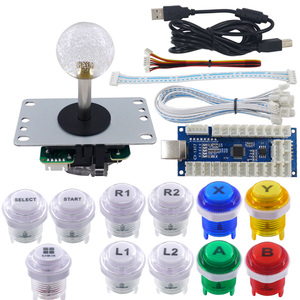 Bộ Điều Khiển SJ @ JX DIY, Gồm Bàn Phím Cơ, Công Tắc LED, Nút Điều Khiển Arcade, Bộ Mã Hóa USB Trễ, Máy Tính Bàn <span class=keywords><strong>MAME</strong></span> <span class=keywords><strong>Retropie</strong></span> - Product Image 5