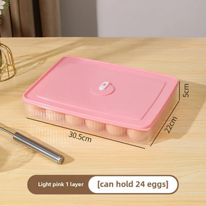 <b>Egg</b> Rack Holder Storage Box <b>Eggs</b> <b>Basket</b> Container Organizer Refrigerator Dispenser for Kitchen Organization Food Containers - Product Image 6