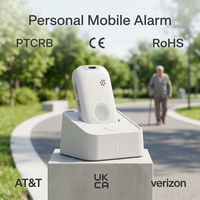 Traceur GPS intelligent pour la détection de chutes chez les personnes atteintes d'Alzheimer, systèmes d'alerte mobiles personnels LTE, bouton SOS, télé-soins pour personnes âgées, OEM/ODM