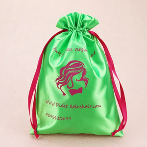 Small Satin Pouch <b>Bag</b> for Jewelry with Custom Logo High Quality Recyclable Soft Reusable Drawstring Dust <b>Bag</b> for <b>Hats</b> & Clothes - Product Image 4