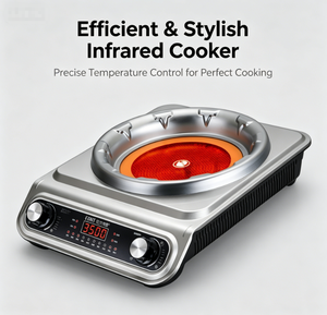 Table de cuisson électrique en céramique infrarouge haute puissance 3500W, cuisinière portable pour tous types d'ustensiles de cuisine - Product Image 4