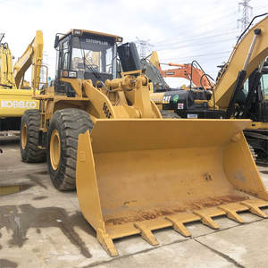 Cargadora de ruedas delanteras Caterpillar Cat 966F Motor nominal de <span class=keywords><strong>20</strong></span> toneladas Bomba Cojinete de caja de cambios Usado pero en buen estado Reacondicionado Venta - Product Image 1