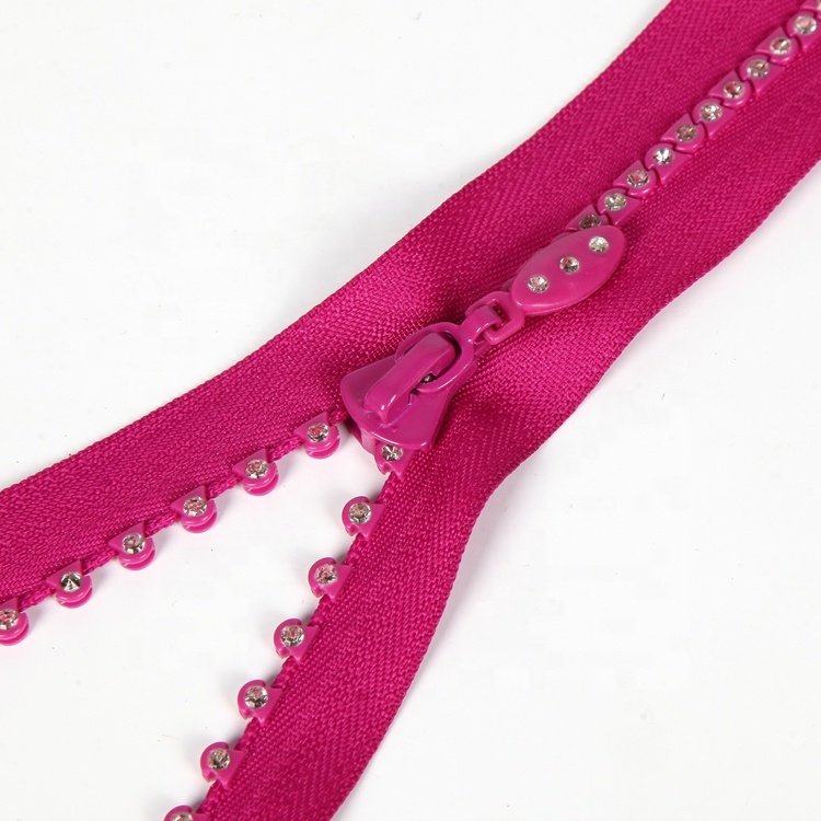 Оптовая продажа, модная полимерная молния для одежды #3 #5 #8 #10, цветная индивидуальная молния