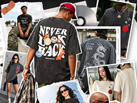 T-shirt de luxe en coton épais 230 GSM délavé à l'acide, avec logo personnalisé, style vintage, pour homme, imprimé graphique hip-hop DTG, effet soleil délavé