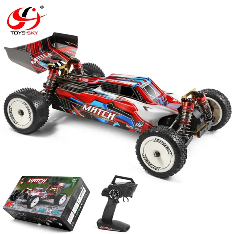 أخبار WLToys 104001 1:10 مقياس 4WD محرك التحكم عن بعد على الطرق الوعرة ركوب على لعبة سيارة كهربائية للأطفال اللعب نموذج سيارة 45Km/ساعة