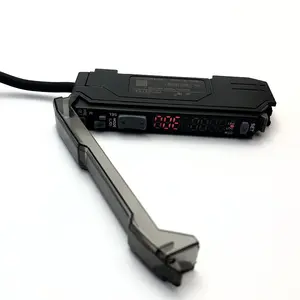 Sensor amplificador de fibra óptica de alta velocidade, sensor de luz vermelha e led, sensor fotoelétrico, FM-E21V3