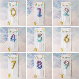 بالونات شمع البارافين مطلية بالذهب شمعة عيد ميلاد بألوان متدرجة سماء مرصعة بالنجم خيالية بنقطة ذهبية تصميم إبداعي - Product Image 4