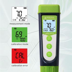 Apera Instruments GroStar GS4 <b>PH</b>/EC Pocket <b>Tester</b> Apera Instruments AI104G GroStar GS4 <b>PH</b>/EC/500ppm/700ppm 5-in-1 Pen Test - Product Image 5