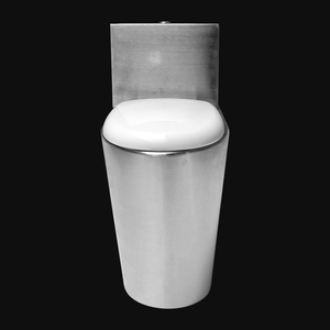 WC en acier inoxydable 304 à séparation fècale-urinaire, design spécial Kuge, en stock - Product Image 2