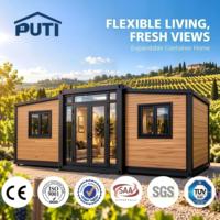 Maison conteneur extensible de 10 pieds, cabane modulaire préfabriquée, maisonnette personnalisée, écologique, directement de l'usine