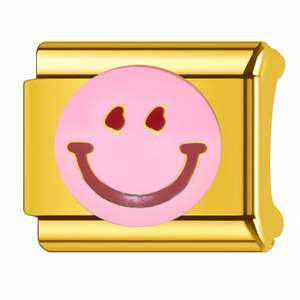 Pulsera de dijes italianos chapada en oro de 18k, popular, de acero inoxidable, con diseño encantador, venta al por mayor - Product Image 5