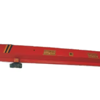 Pont roulant monopoutre certifié CE, capacité 1-10 tonnes, portée personnalisée, faible bruit, moteur de levage stable, engrenage, utilisation intérieure/extérieure