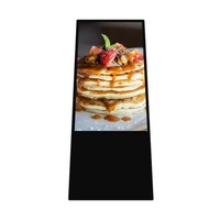 Afficheur numérique portable LCD 55 pouces avec WiFi pour publicité dynamique