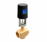 Nouvelle vanne de régulation électrique en plastique et cuivre AC220V 5A durable pour une régulation précise du débit de climatisation et de chauffage