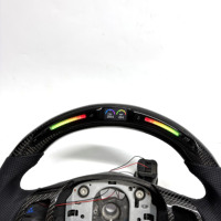Volant sport en fibre de carbone de haute qualité E90 M3 avec éclairage LED pour accessoires de voiture E82 E87 E92 E93
