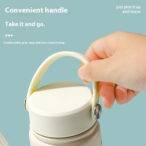 Botella de Agua Deportiva Aislada de Acero Inoxidable 304 de Gran Capacidad, Nueva, Portátil, con Diseño Impreso, para Viajes Clásicos - Product Image 4