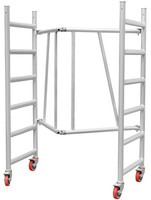 Tour d'échafaudage mobile pliable A-Line Hauteur de travail 4.75 m + stabilisateurs avec stabilisateurs