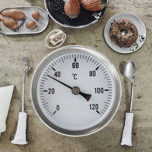 Настраиваемый промышленный биметаллический термометр для гриля, 0-120, Цельсия, поддержка OEM & ODM, температурные инструменты - Product Image 3