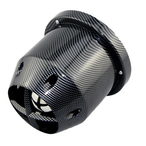 Filtre à air sport haute performance 76 mm (3 pouces) en fibre de carbone, type champignon, pour admission d'air modifiée - Product Image 4
