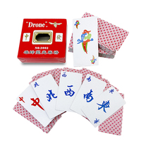 Jeu de Mahjong Édition Classique Personnalisé avec Cartes de Jeu en Papier pour Fêtes de Famille – Amusant et Pratique