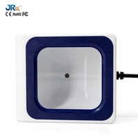 Lector de Códigos de Barras de Escritorio 2D CMOS de Alta Velocidad JR P10 con Sensor Automático, Escáner de Códigos QR para Pagos Móviles para Terminales POS