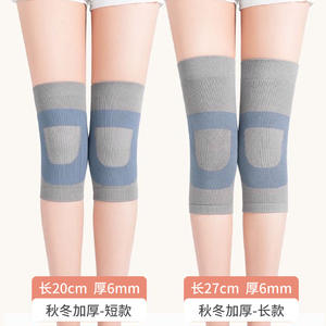 แผ่นรองเข่าอุ่นสำหรับผู้หญิง แผ่นอุ่นขาหนาสำหรับฤดูหนาว พร้อมดีไซน์รูปตัวยูกันลื่น สำหรับวิ่ง ออกกำลังกาย โยคะ และดูแลสุขภาพ - Product Image 5