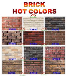 Usine bas prix rouge gros rouge revêtement mural <span class=keywords><strong>brique</strong></span> intérieur extérieur revêtement de <span class=keywords><strong>brique</strong></span> - Product Image 2
