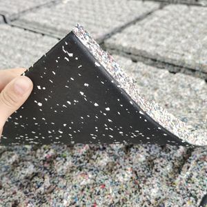 Toptan 1m X 1m kauçuk Mat kaymaz ev spor merkezi için spor salonu için spor salonu kauçuk yer döşemesi Mat fayans kauçuk döşeme fayans - Product Image 3