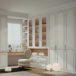 Gabinete de almacenamiento de librería sólida de diseño personalizado para sala de estar y dormitorio gabinetes de cocina decorativos a prueba de polvo - Product Image 3