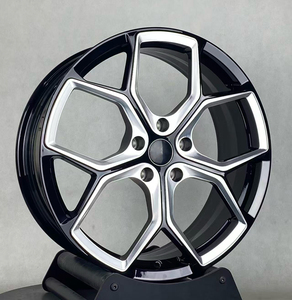 Jantes en alliage forgé 19x8.5J 5x112, face usinée, concave profond, à rayons fendus, pour Audi A4 A6, Mercedes Classe <span class=keywords><strong>C</strong></span>, Passat, OEM - Product Image 2