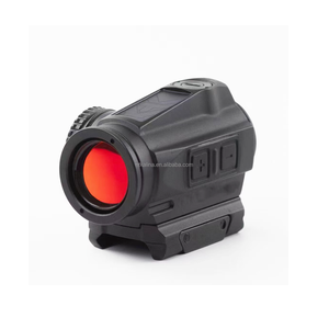 Lunette de chasse, viseur laser point rouge 1X20mm, sans parallaxe, en aluminium, avec 2 types de montage, panneau solaire réel, compatible avec une base de 20mm - Product Image 4