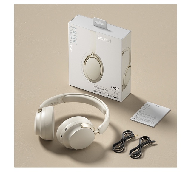 Cross-Border Private Mold Noise-Cancelling Wireless Over-Ear for 5.4 Jerry Chipset Ultra-Long Battery Life Headphones